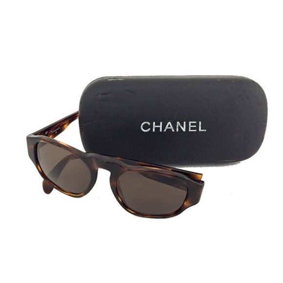 CHANEL 01452 CC Logo Tortoiseshell Pattern Sunglasses Vintage /1E6372 main image 8